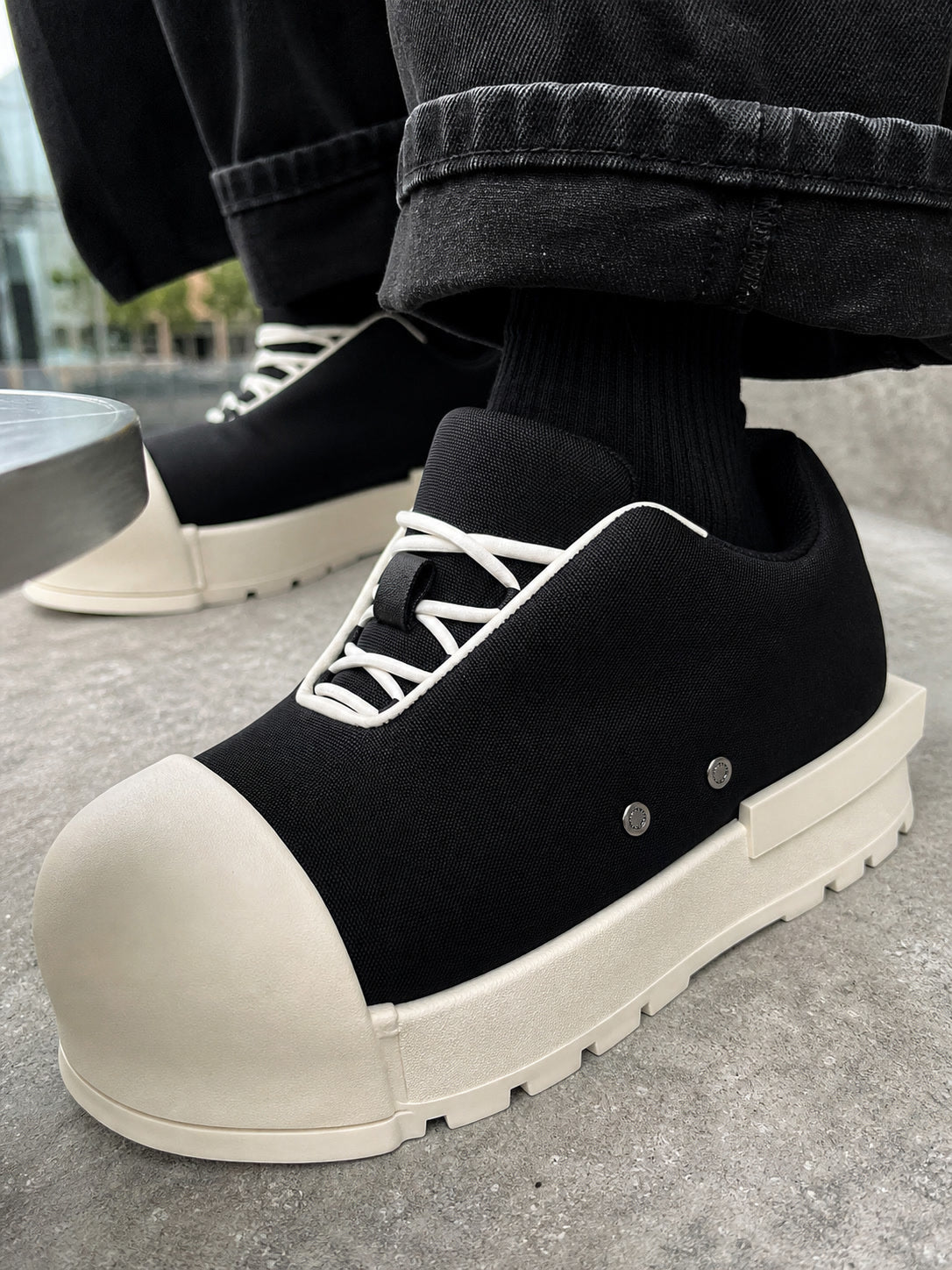 Oversized Platform High Top Sneakers regenerated UGC showcase 3