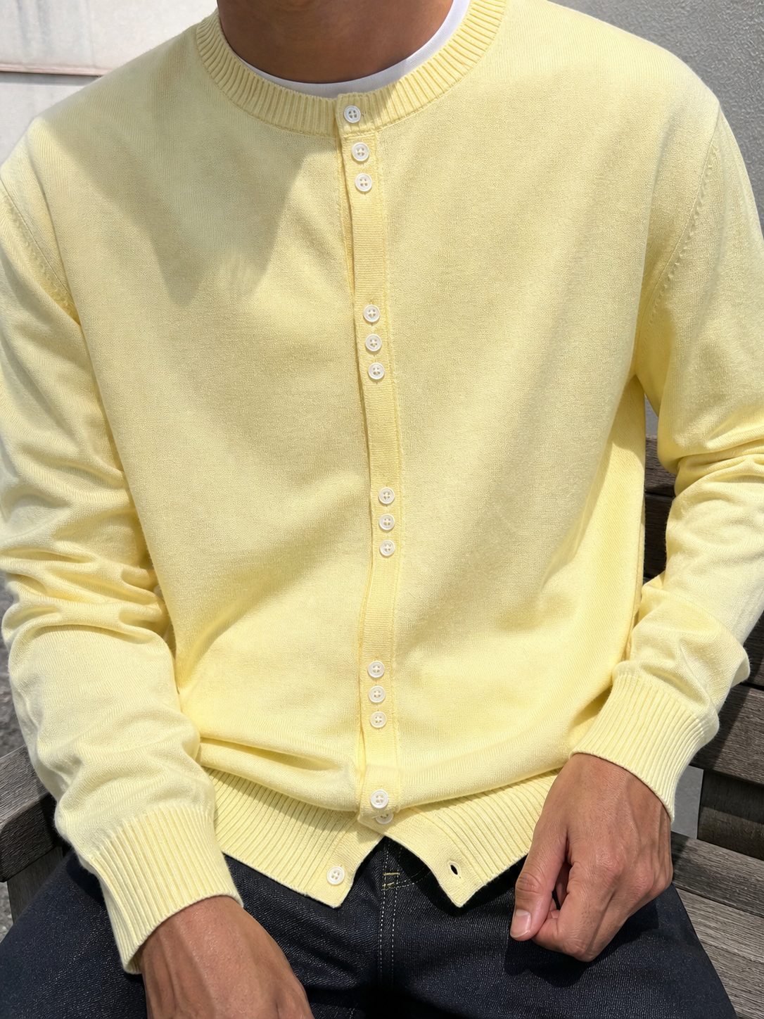 Haze Button Knit Cardigan showcase 3