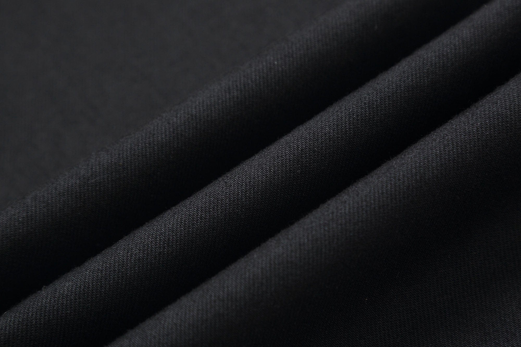 Black Flared Jeans with Contrast White Stitching