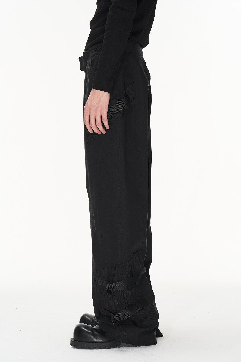 Straps Logo Functional Trousers - chiclara