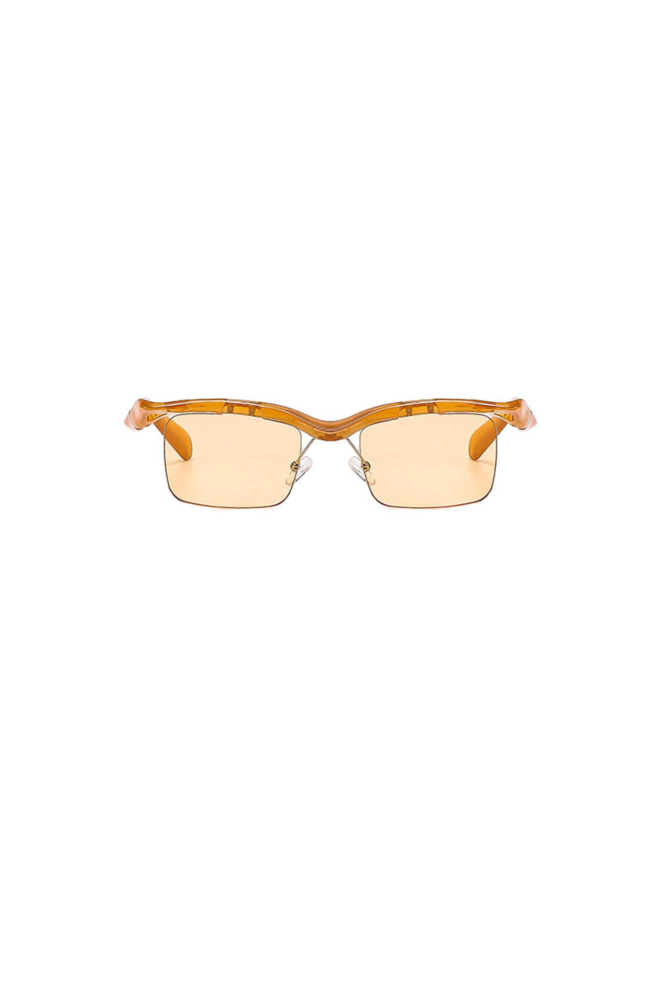 Streamlined Half-Rim Tint Sunglasses - view 7