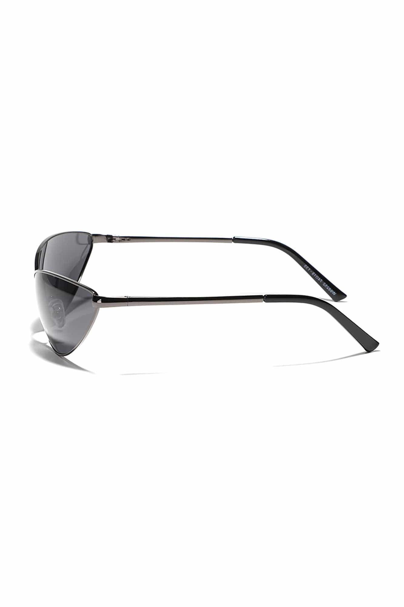 Futuristic Wraparound Cat-Eye Sunglasses - view 8