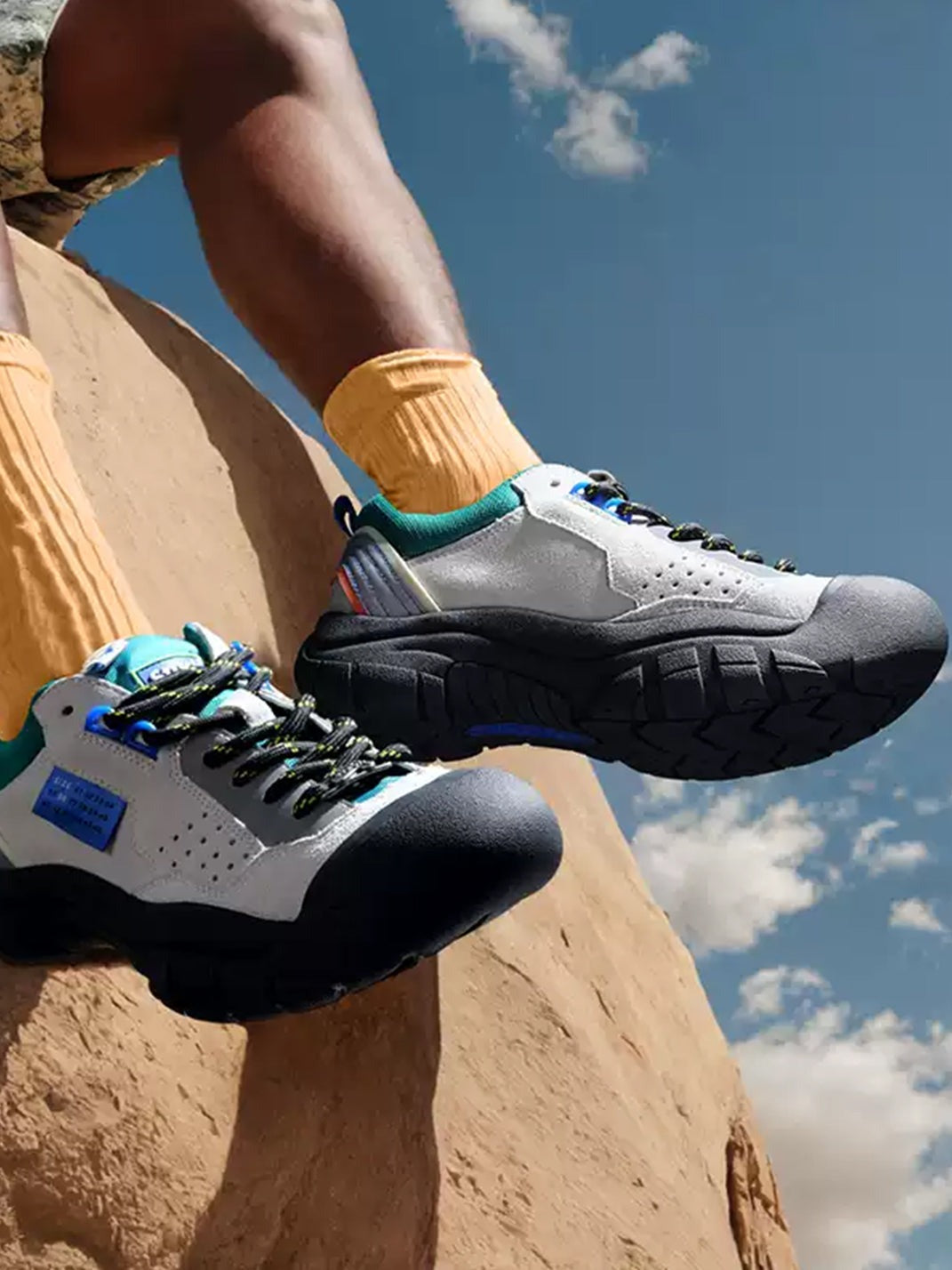 Suede Outdoor Hiking Chunky Platform Sneakers image 4