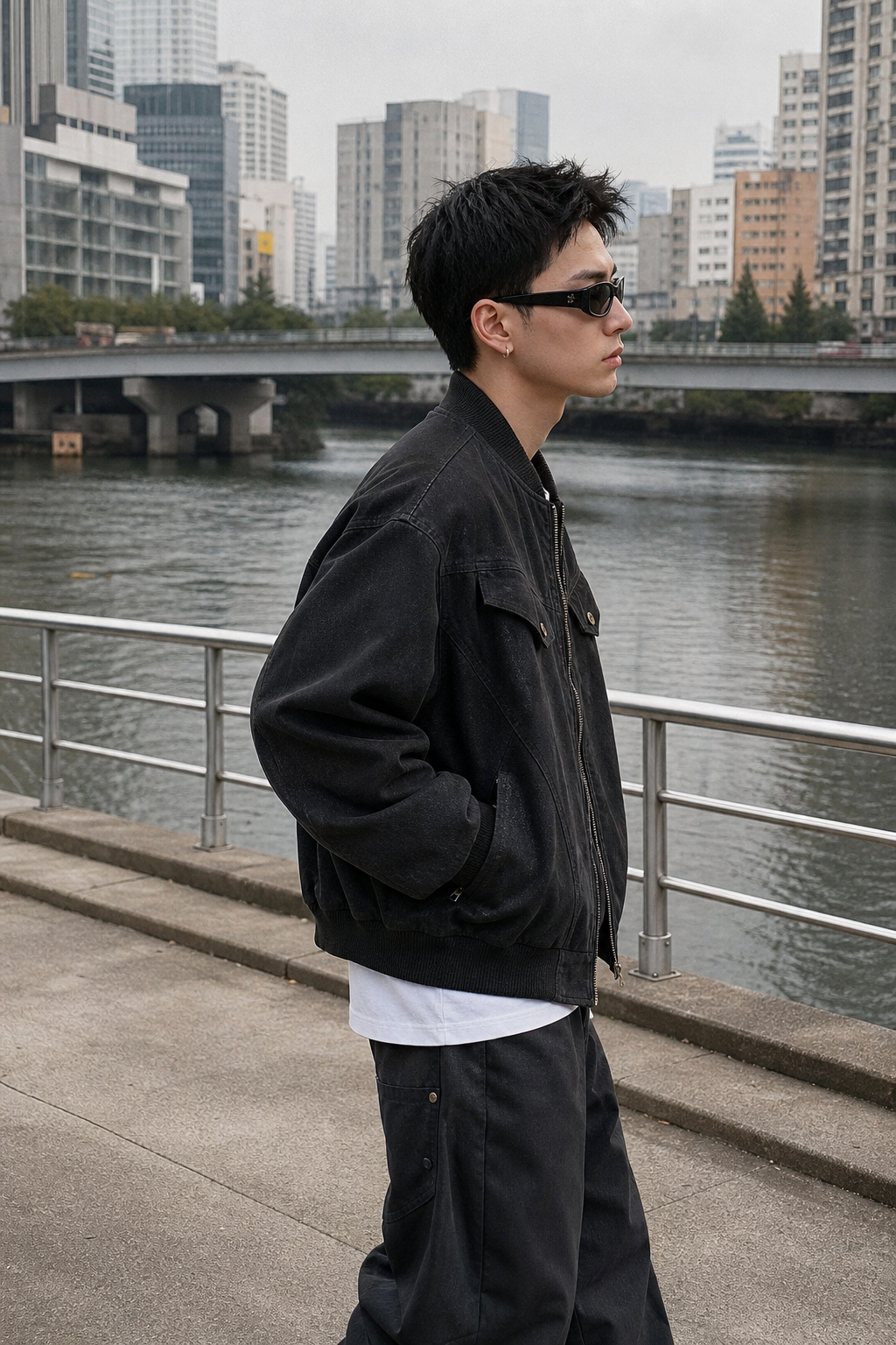 Retro Bomber Jacket showcase 4
