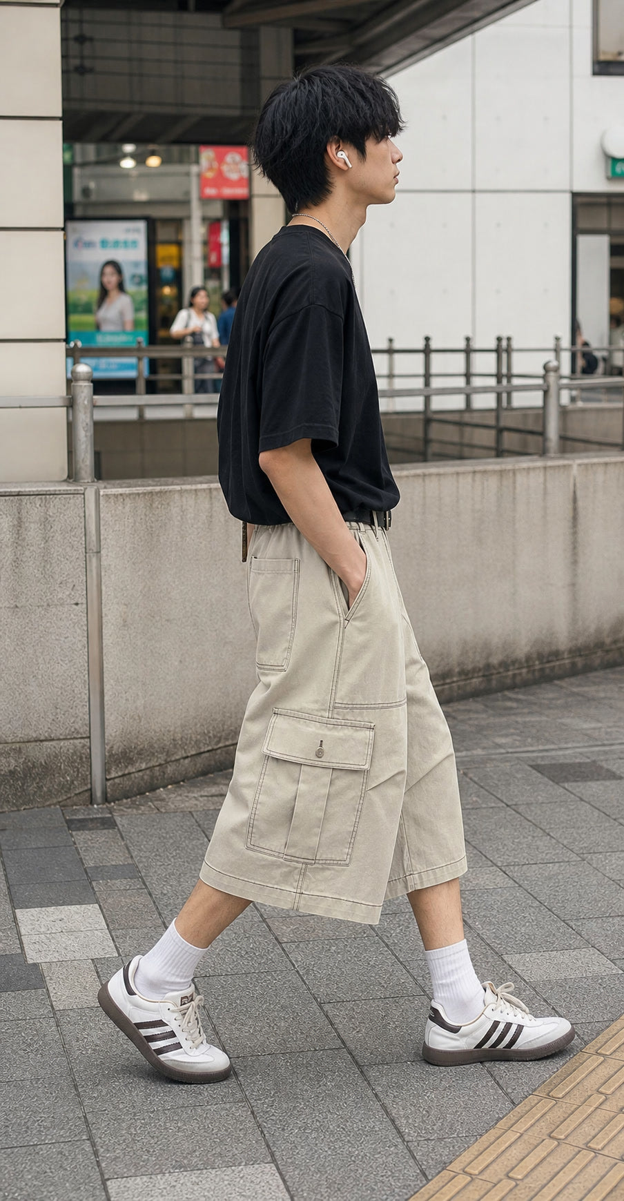 Dust Trail Cargo Bermuda Shorts regenerated UGC showcase 4