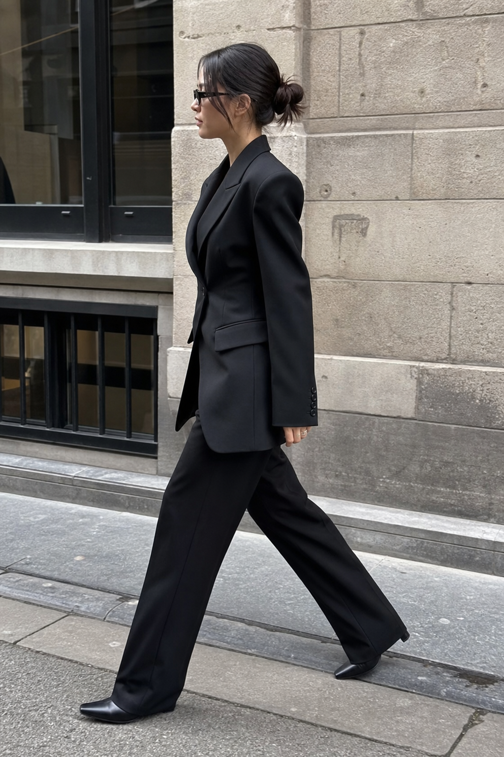 Black Designer Jacket: Slimming And Casual, Fall Collection showcase 4