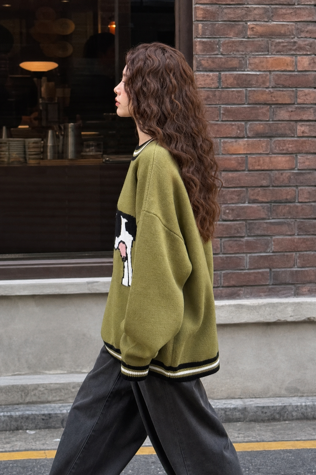 Moo Muse Cozy Knit Sweater showcase 4