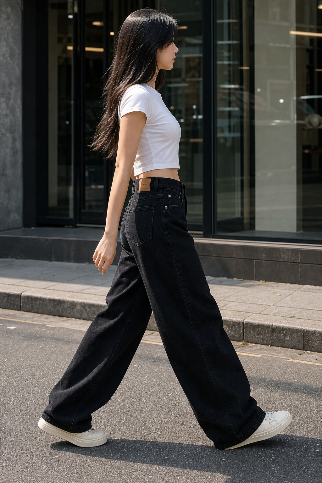 Relaxed Flow Street Wide Pants showcase 4