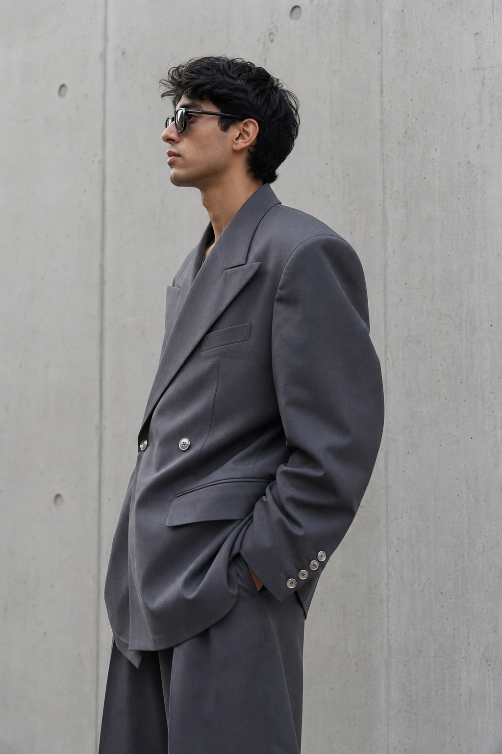 Loose Fit Suit Jacket showcase 4