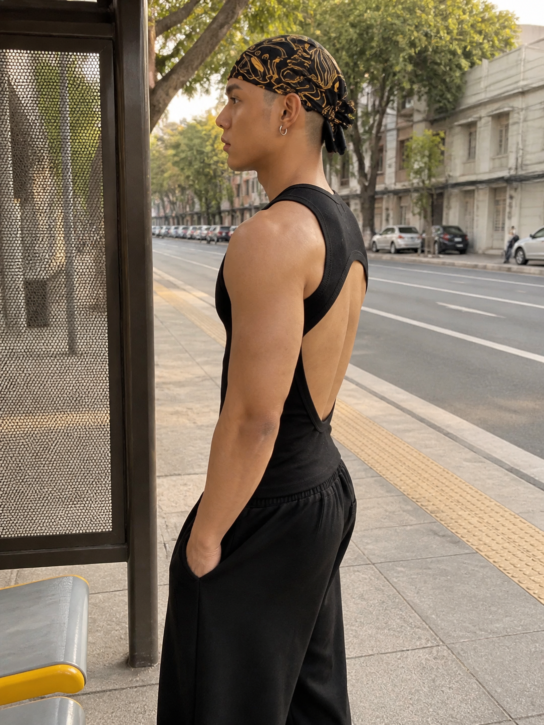 Open Back Muscle Tank showcase 4