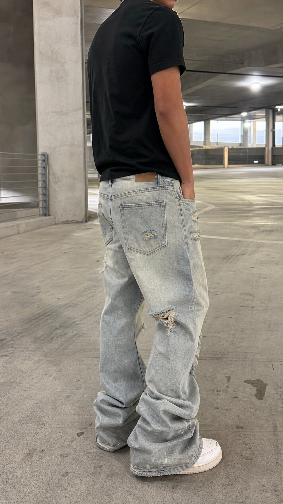 Quarry Fade Stacked Ruin Jeans UGC showcase 4