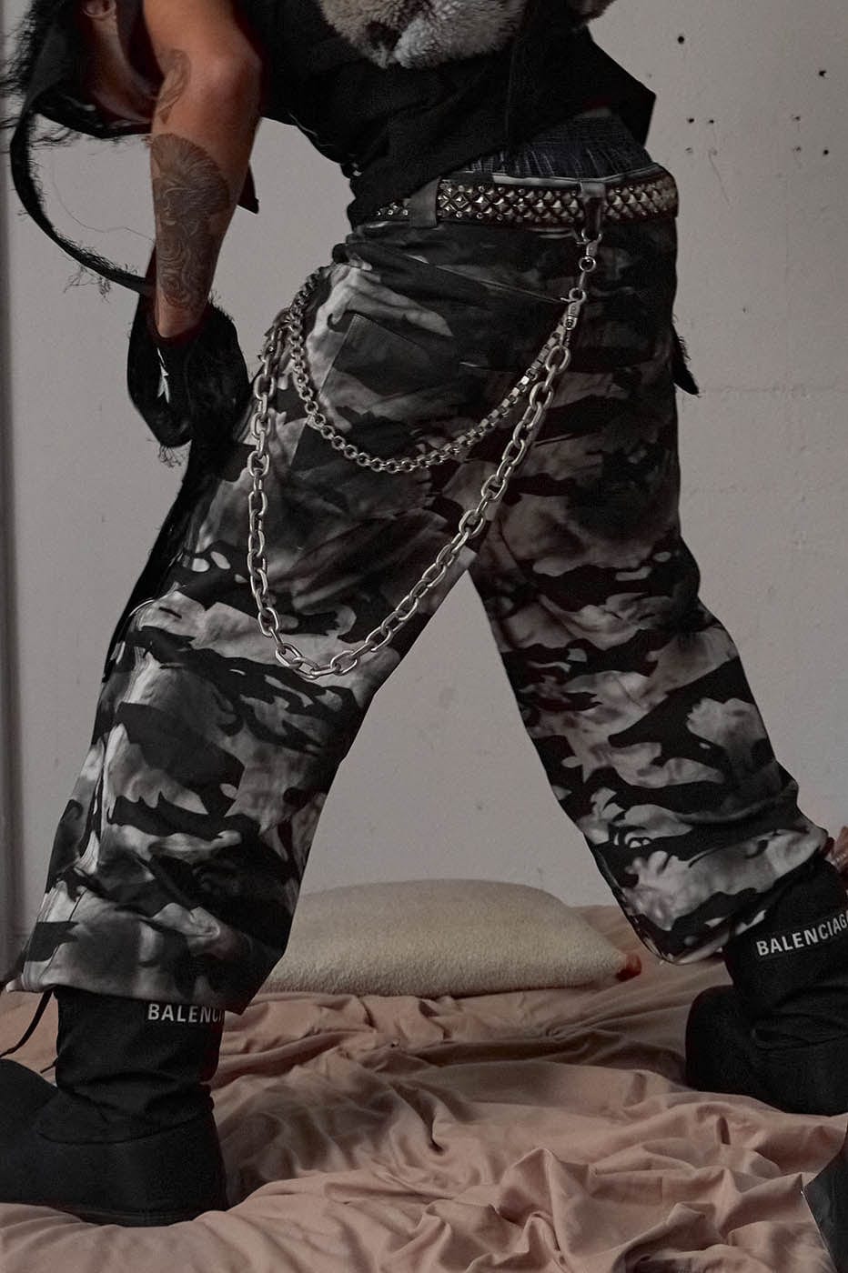 Smokey Tie Dye Cargo Pants