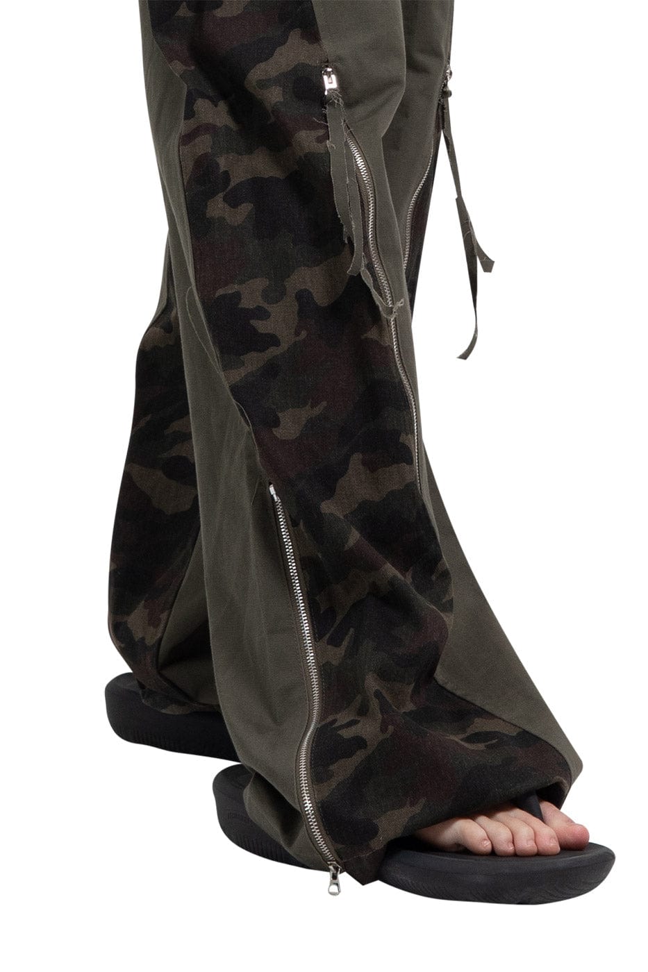 Spliced Tactical Camo Cargo Pants