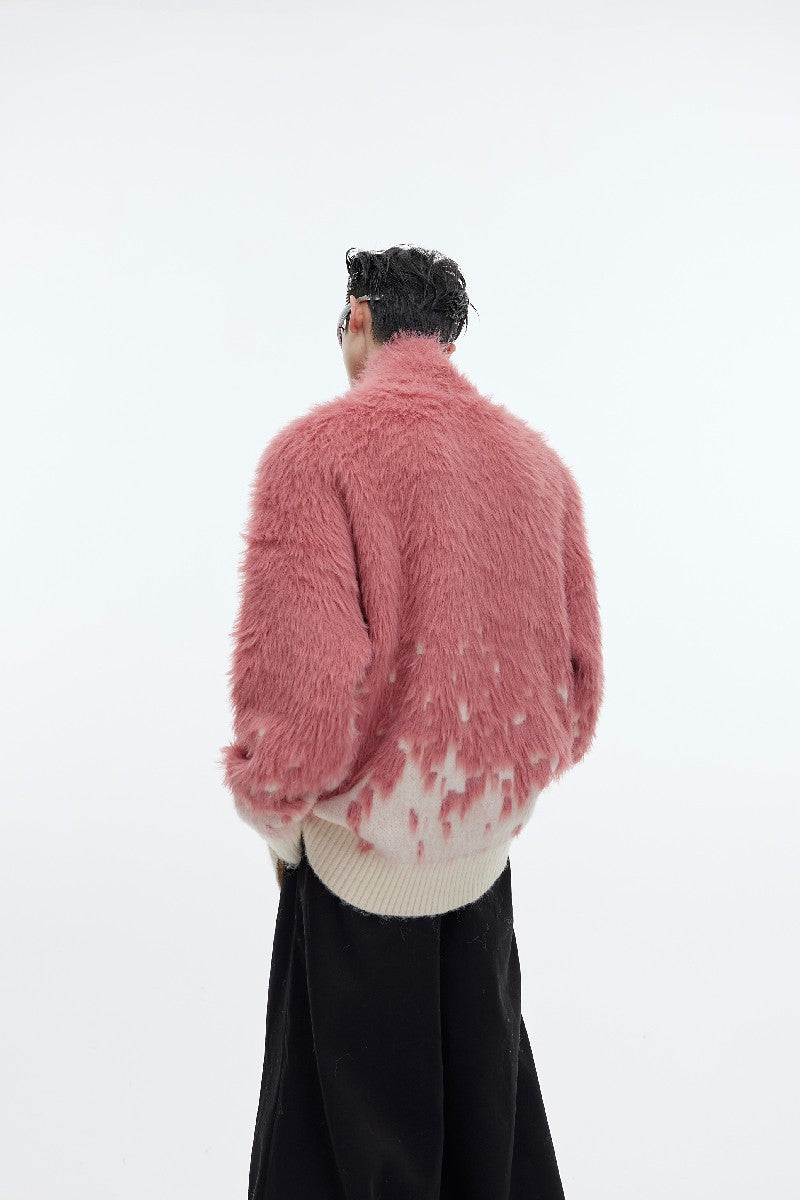 Wool Knit Crewneck Sweater - chiclara