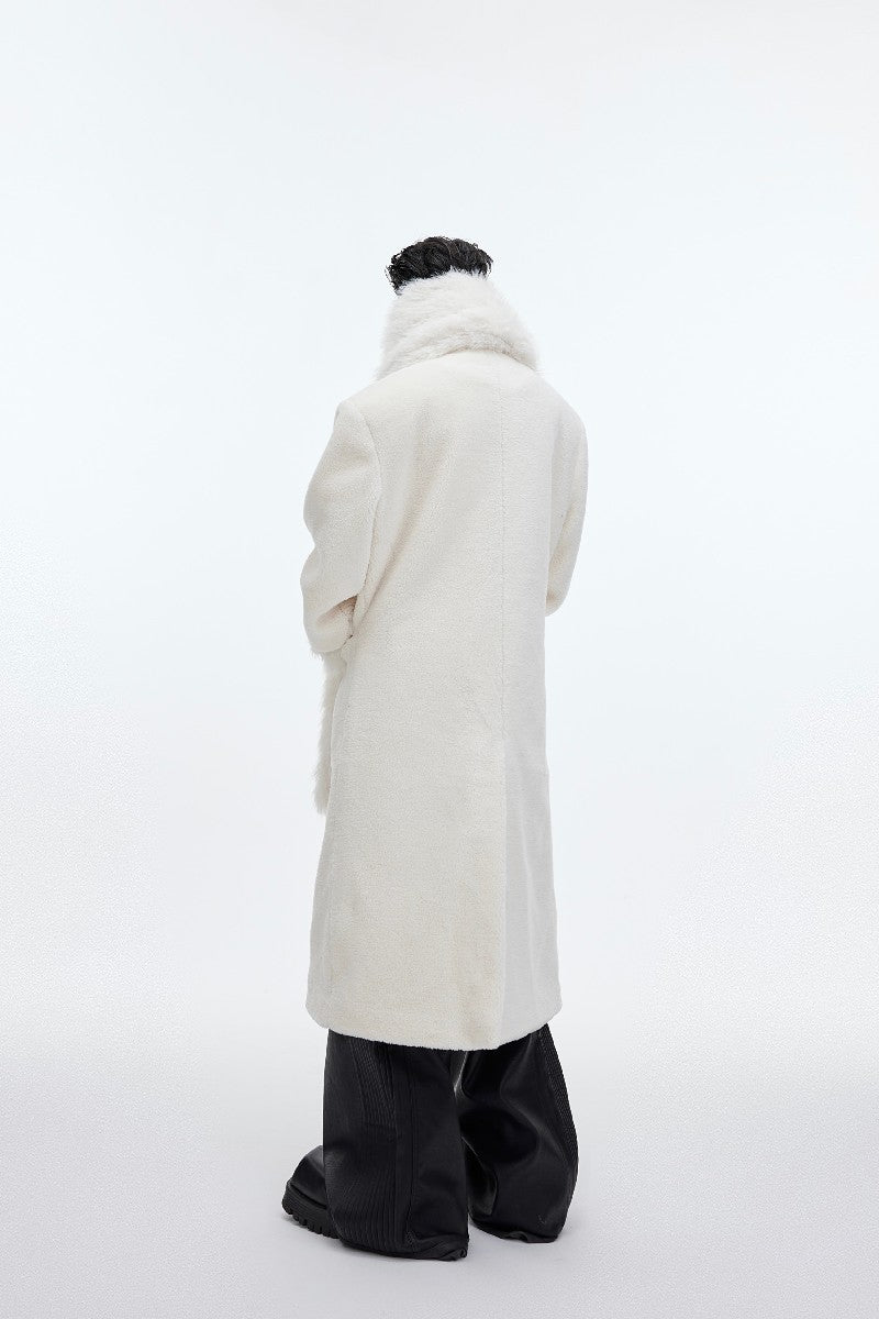 Wool Longline Coat - chiclara