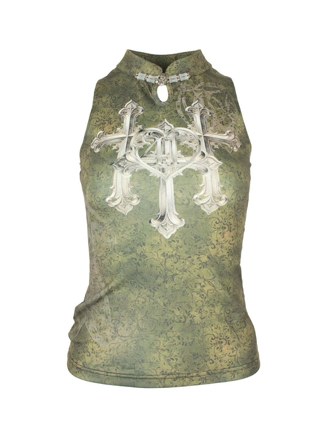 Triple Cross Sleeveless Top