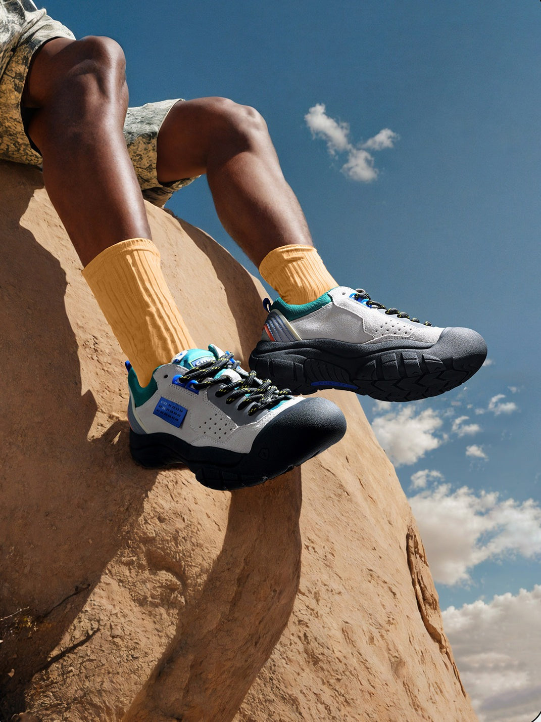 Suede Outdoor Hiking Chunky Platform Sneakers image 5