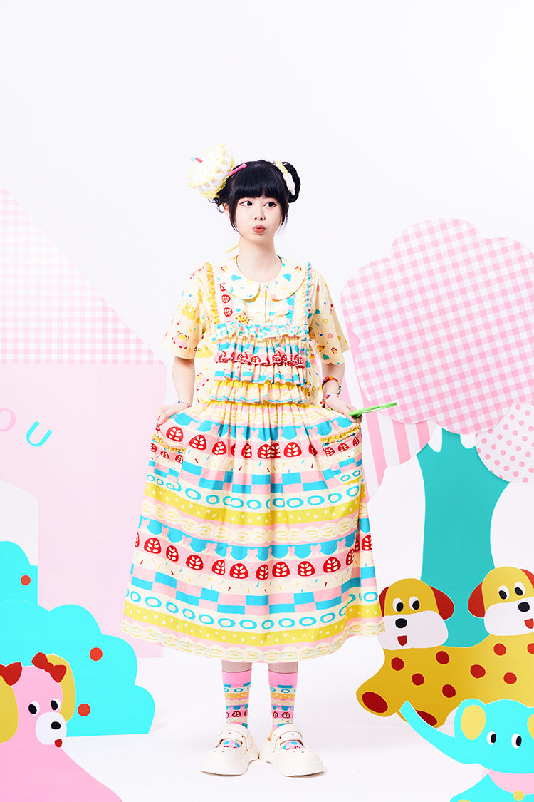 Sweet Ruffle Princess Summer Dress