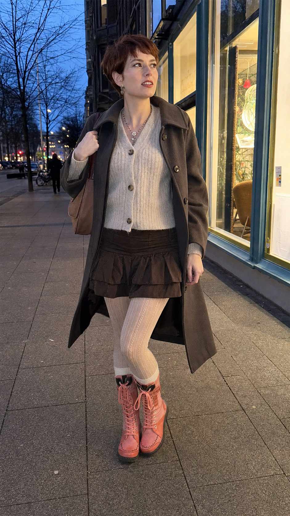 Washed PU Fleece-Lined Y2K Tall Boots UGC showcase 5