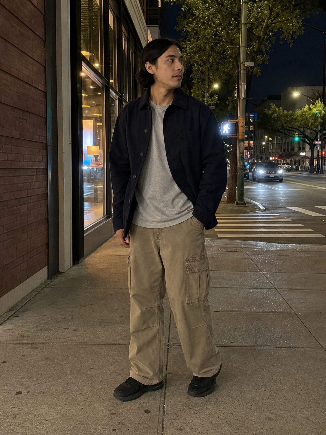 Relaxed Straight Leg Cargo Pants showcase 5
