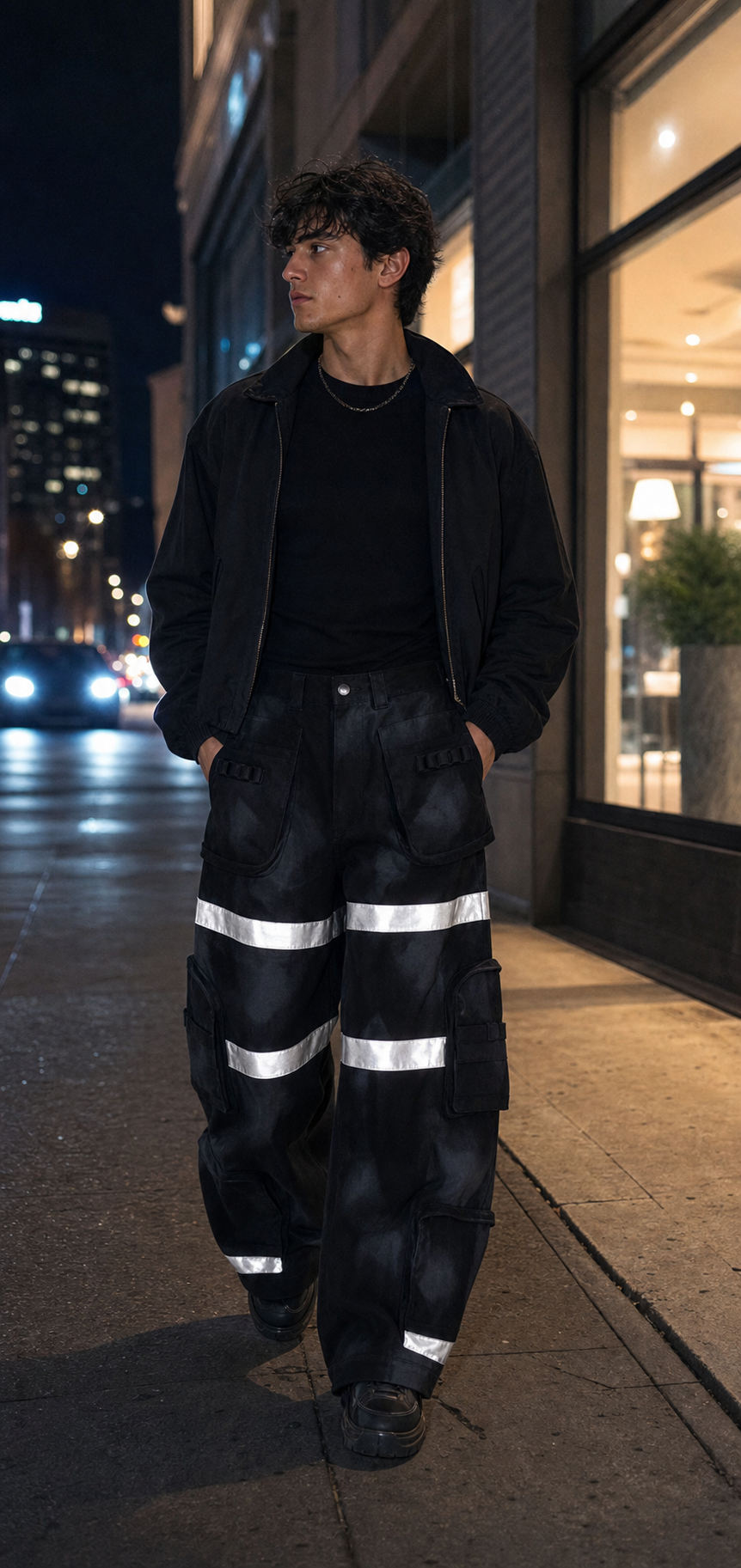 Inferno Signal Reflective Cargo Pants showcase 5