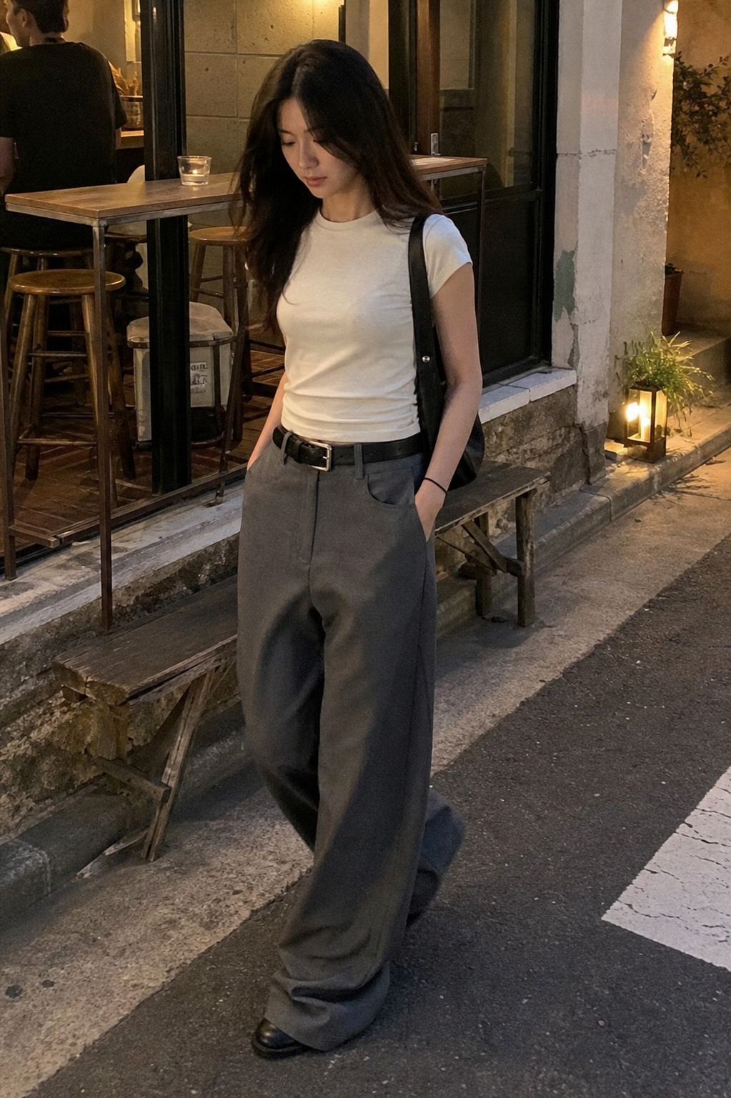 Pleated Wide-Leg Trousers showcase 5