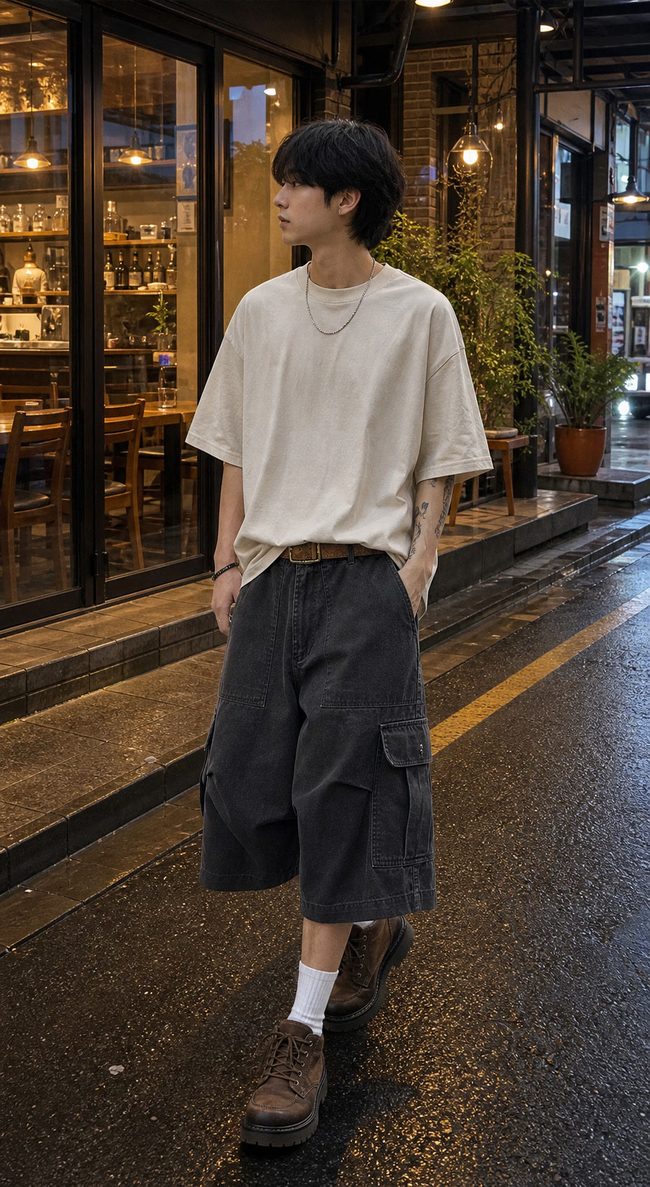 Dust Trail Cargo Bermuda Shorts regenerated UGC showcase 5