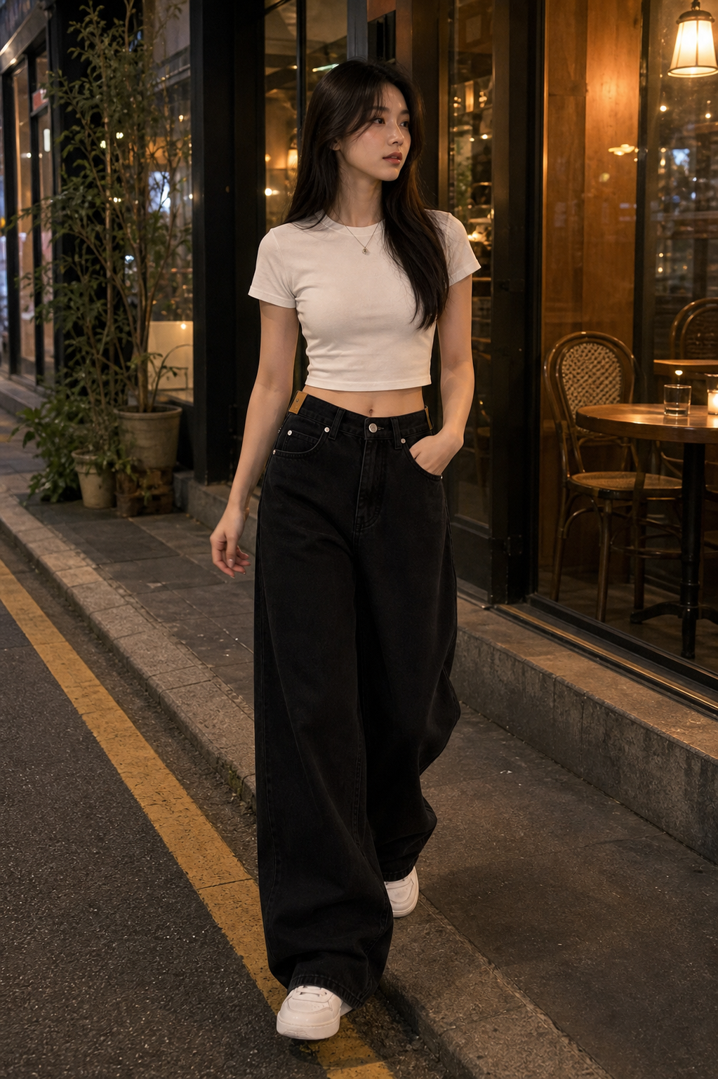 Relaxed Flow Street Wide Pants showcase 5