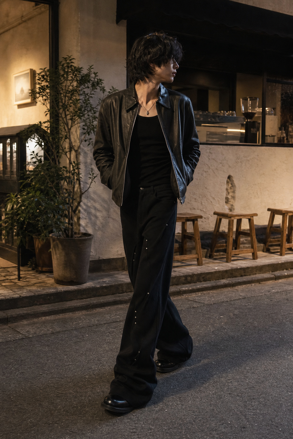 Axis Crest Sculpt Flare Denim Pants showcase 5