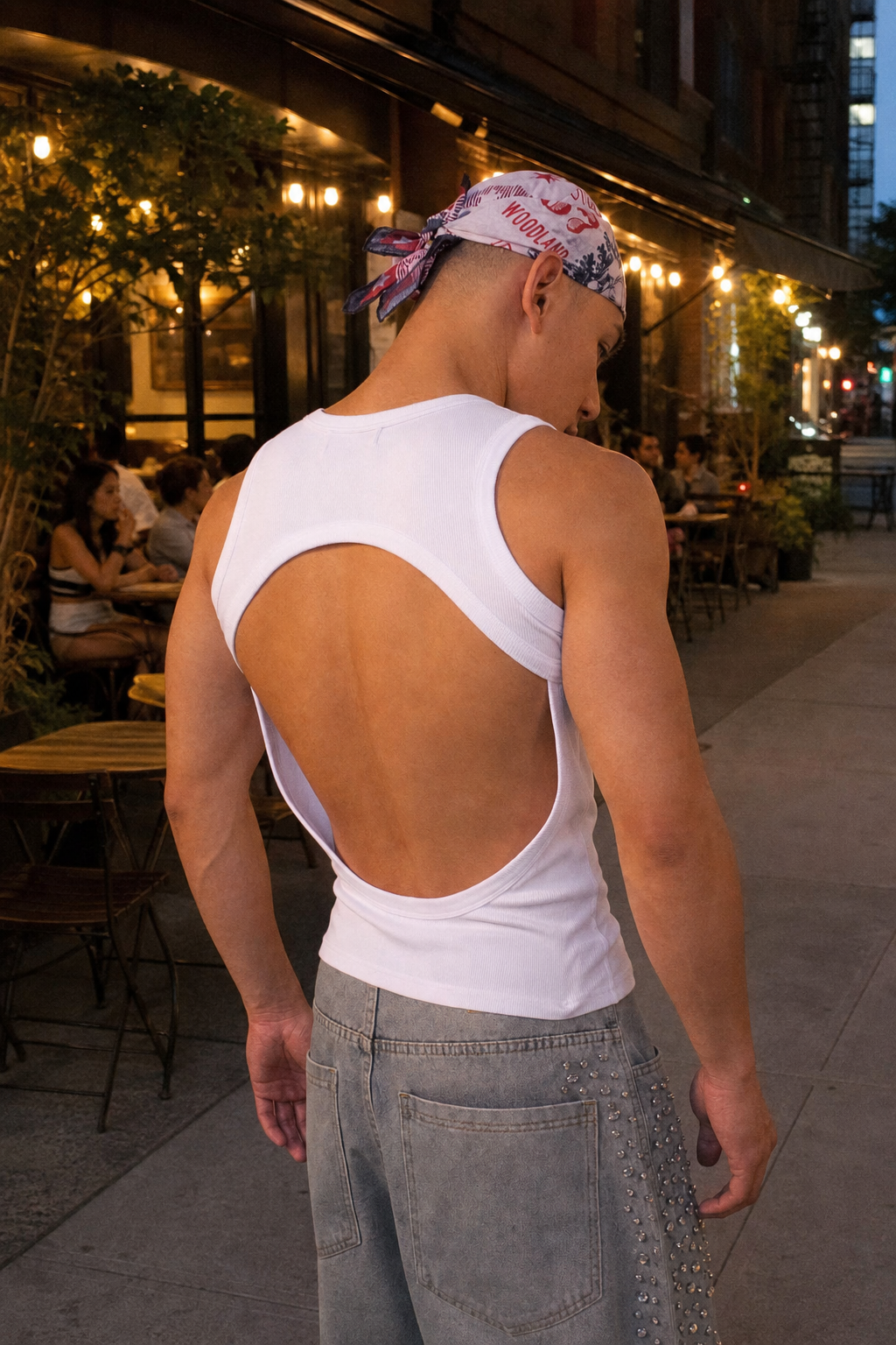Open Back Muscle Tank showcase 5