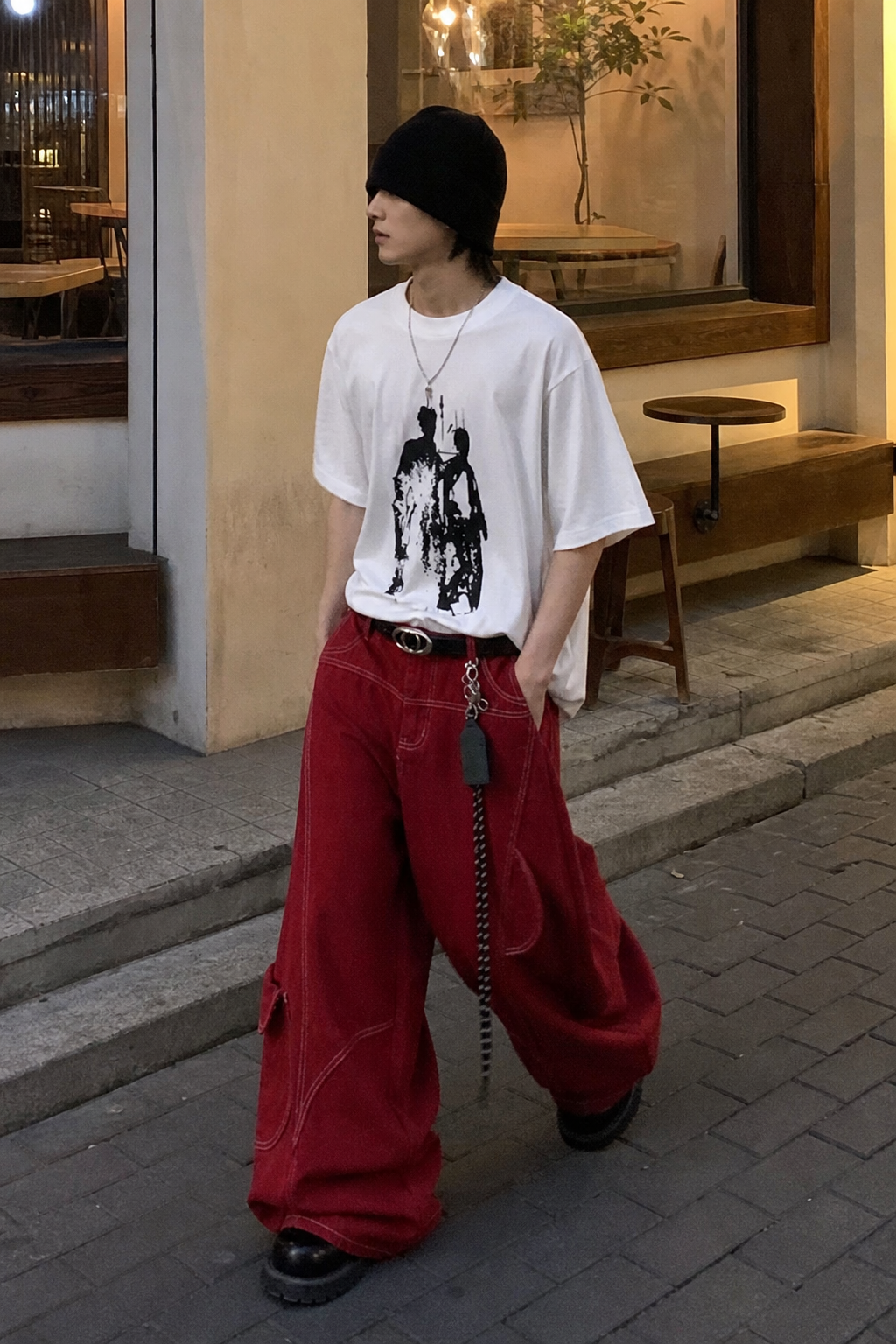 Crimson Curve Zip Cargo Pants showcase 5