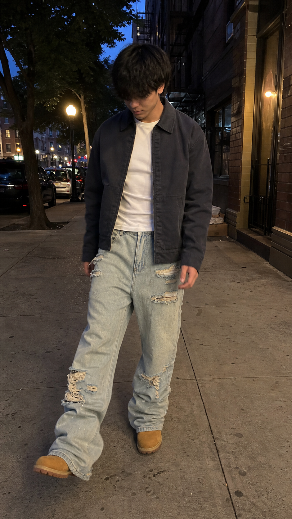 Quarry Fade Stacked Ruin Jeans UGC showcase 5