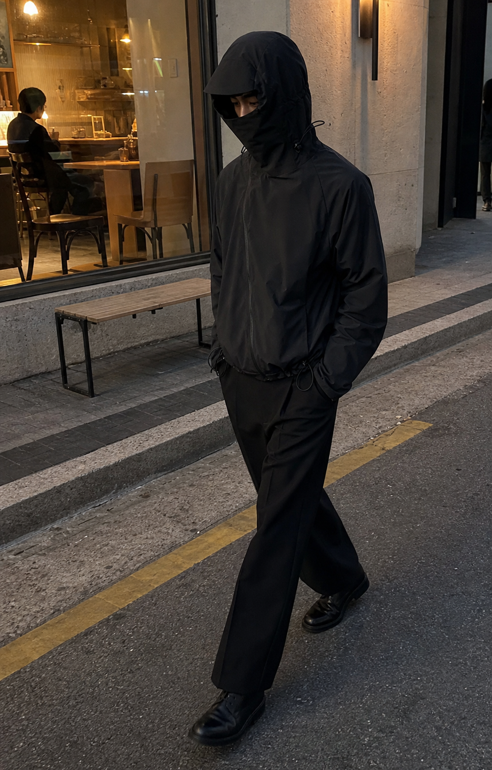 Face-Shield Tech Windbreaker Jacket showcase 5