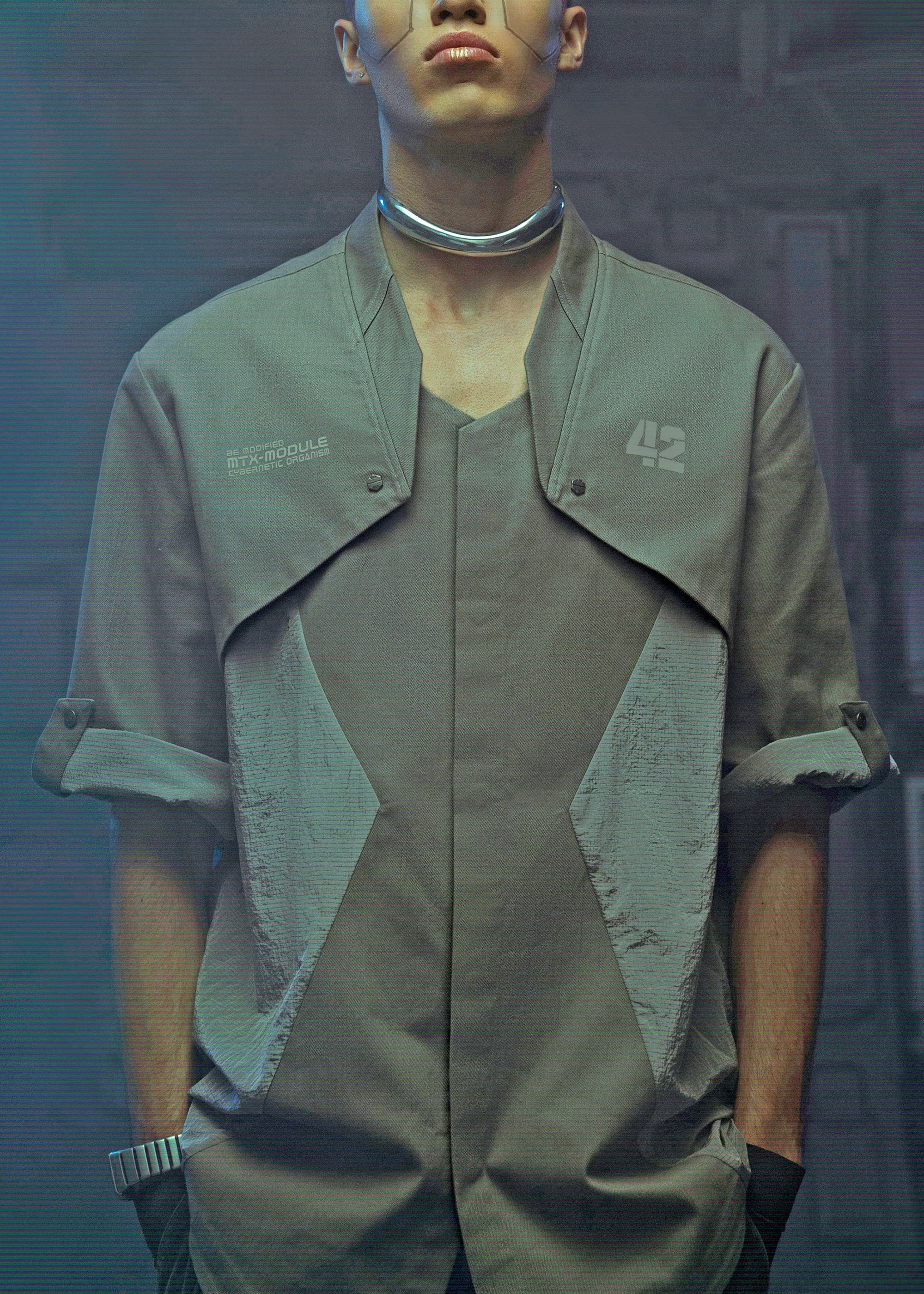 Tactical Utility Shirt Light Grey