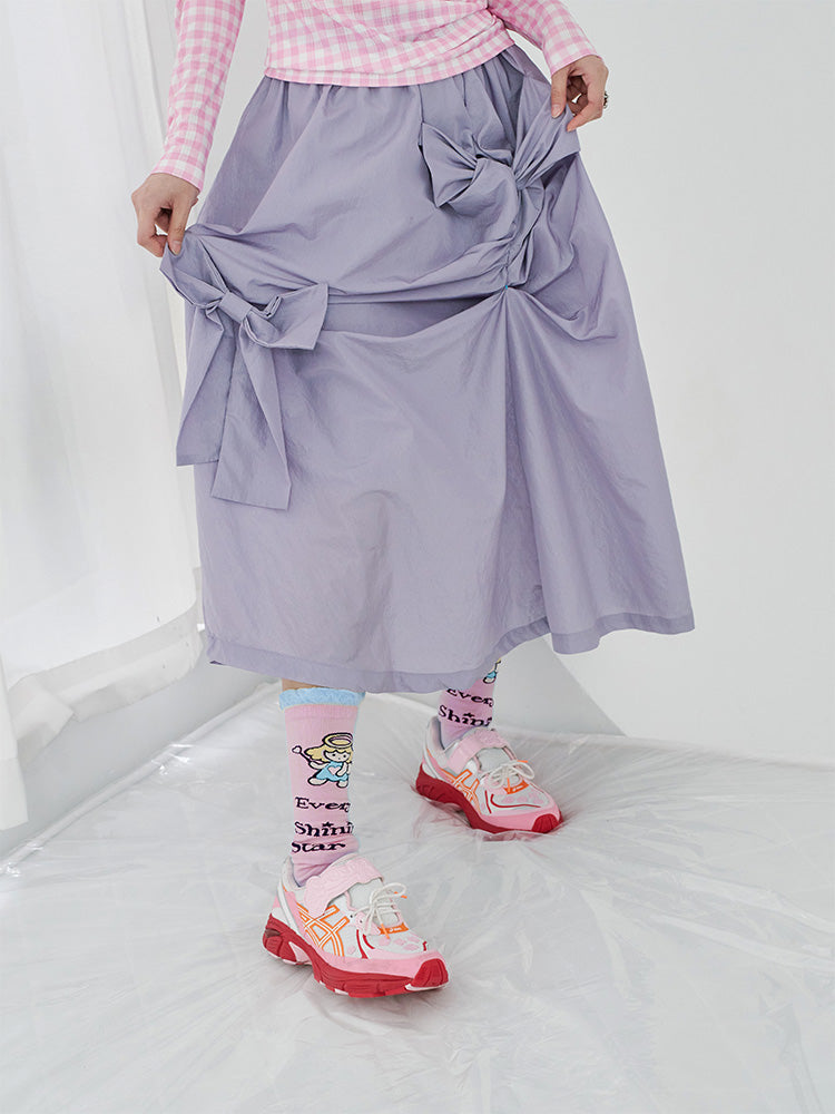 Angel Ruffle Trim Cotton Socks