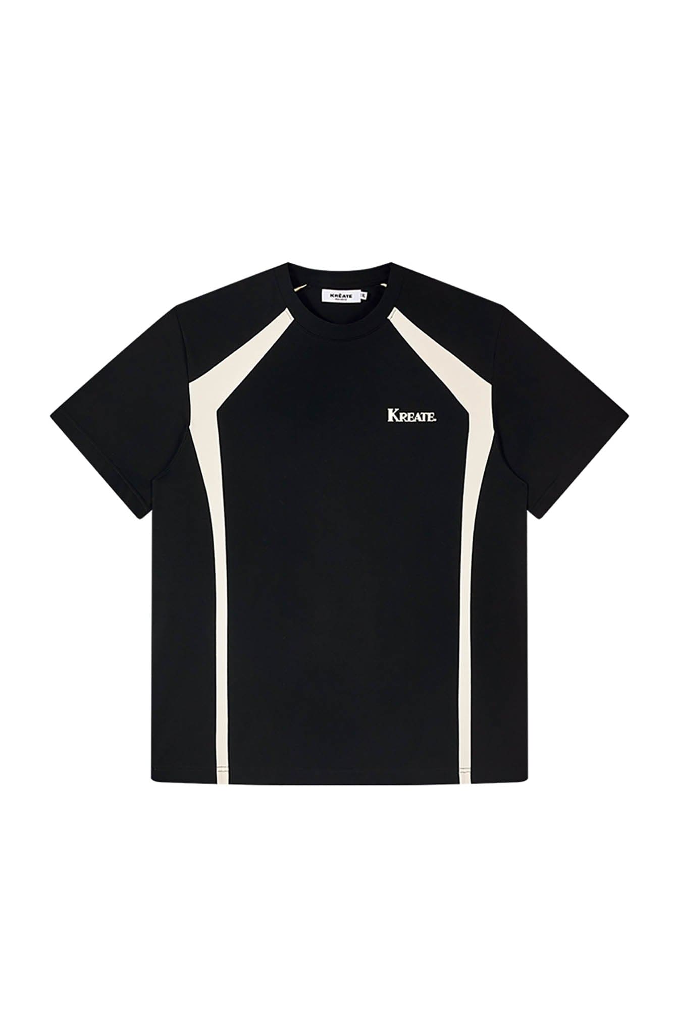 Contrast Panel Sport T-Shirt