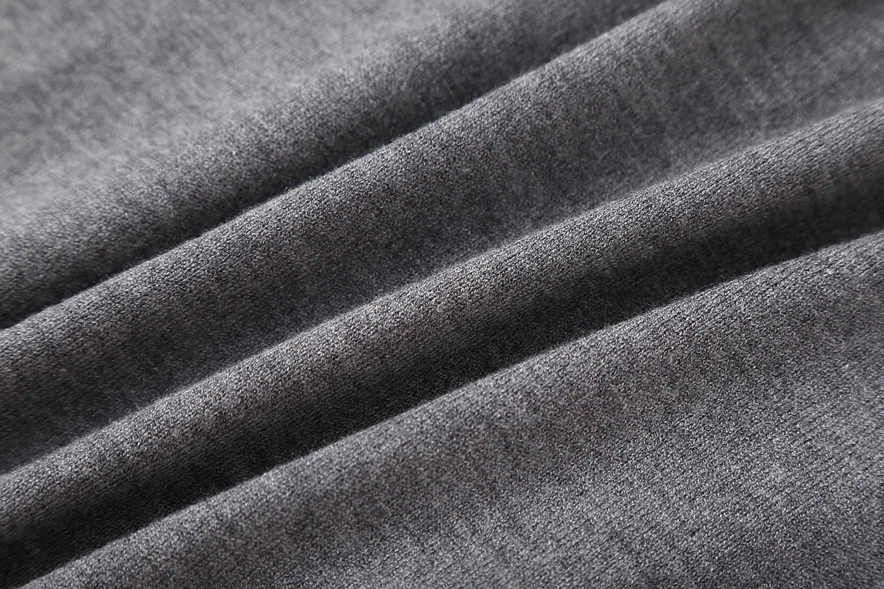 Light Gray Button-Up Cardigan Sweater