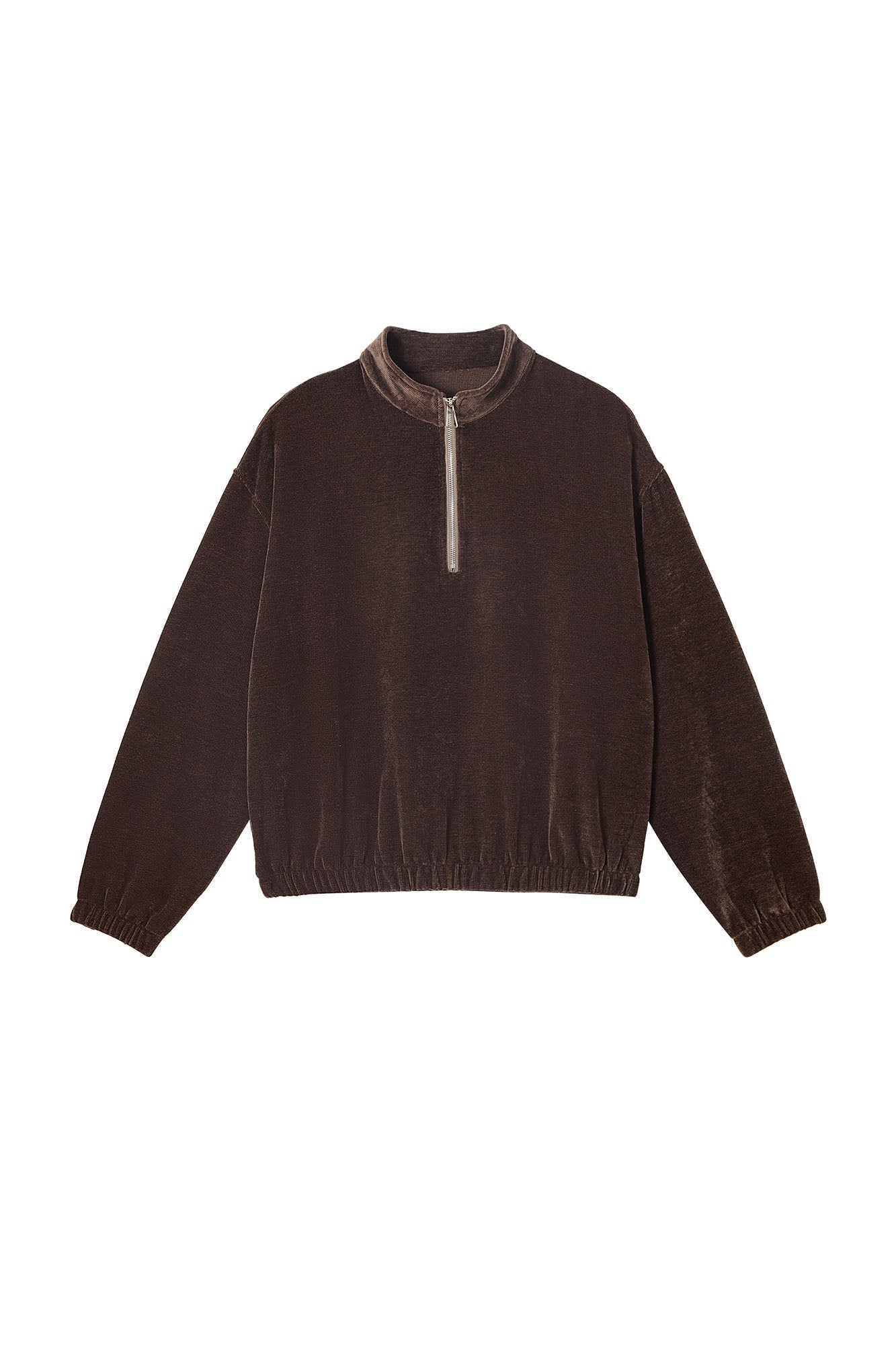 Velvet Quarter-Zip Pullover