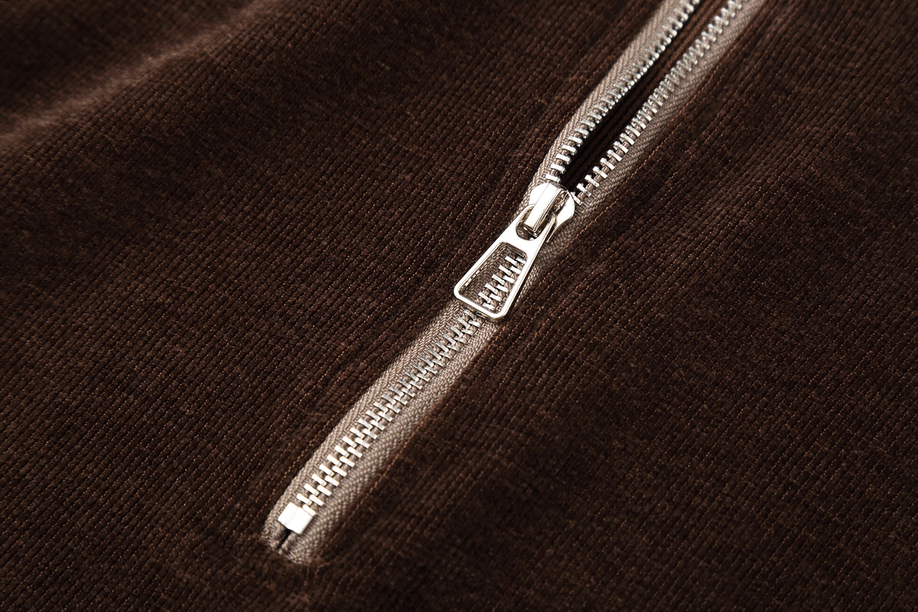Velvet Quarter-Zip Pullover