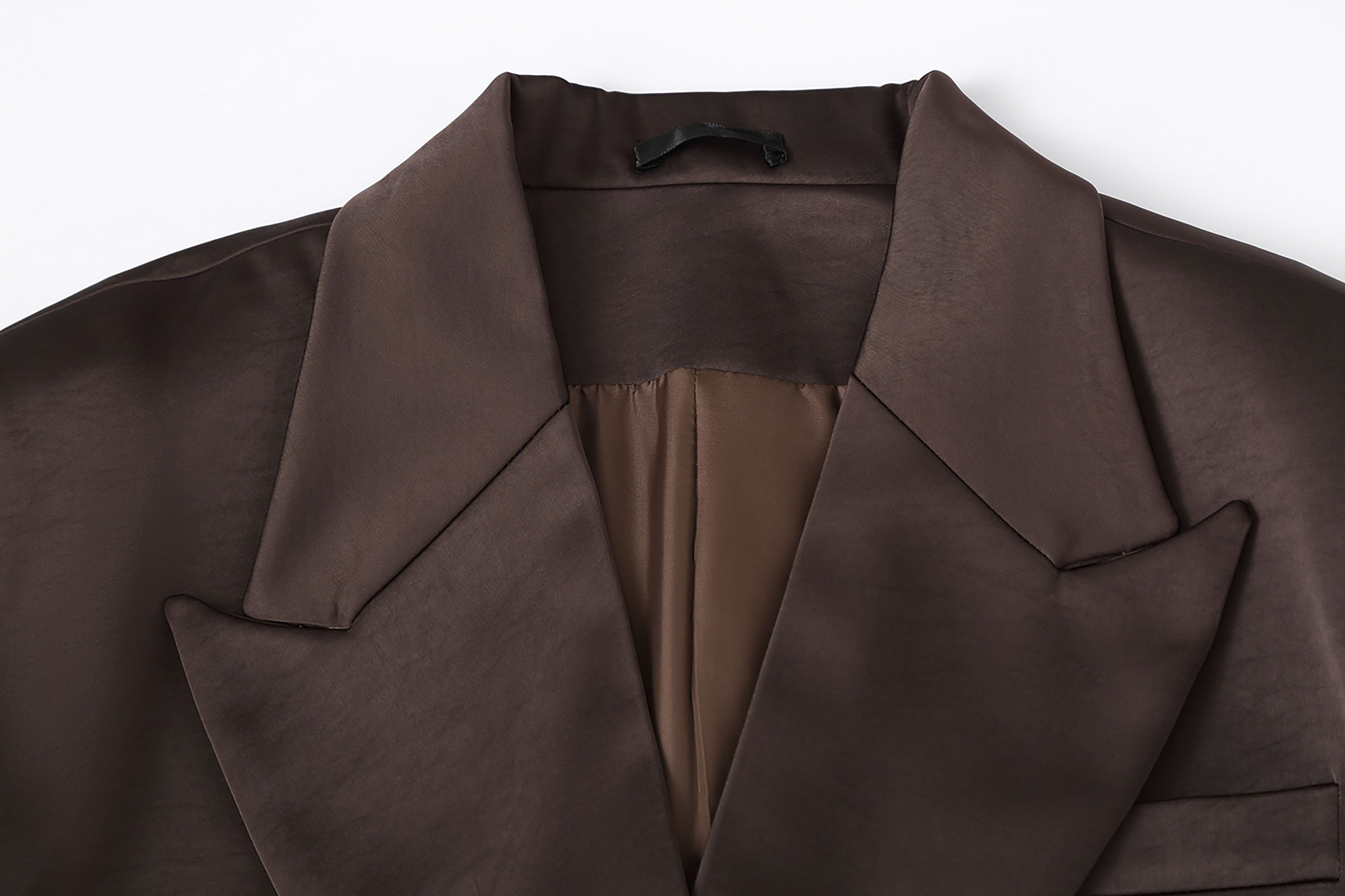 Satin Oversized Blazer