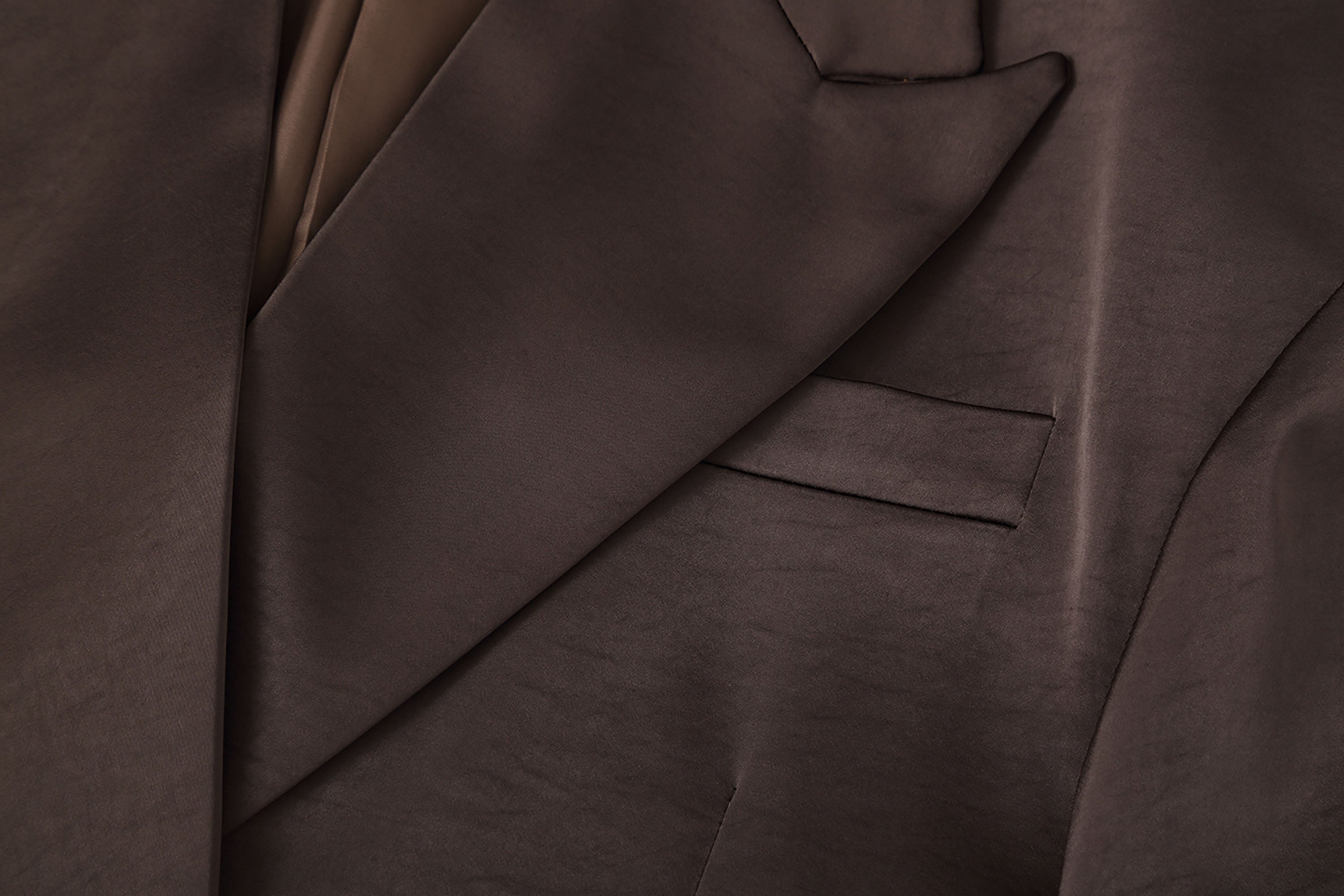 Satin Oversized Blazer