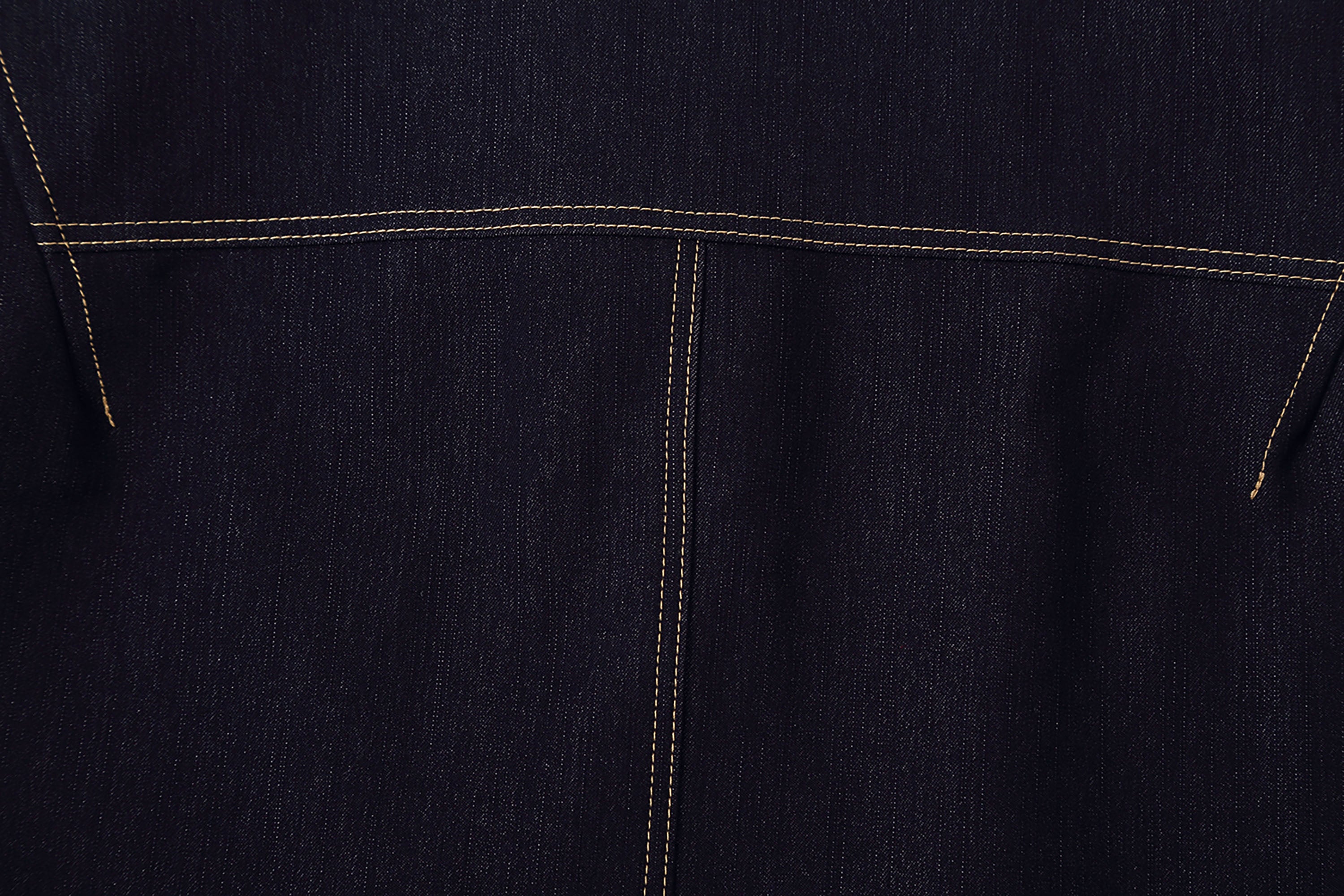 Classical Contrast Stitch Denim Jacket