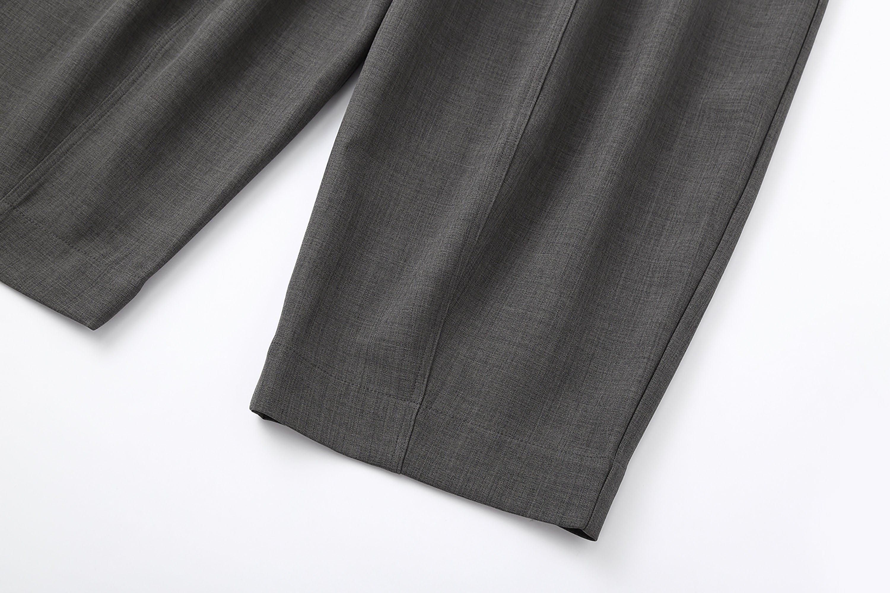 Ultra Wide-Leg Black Trousers