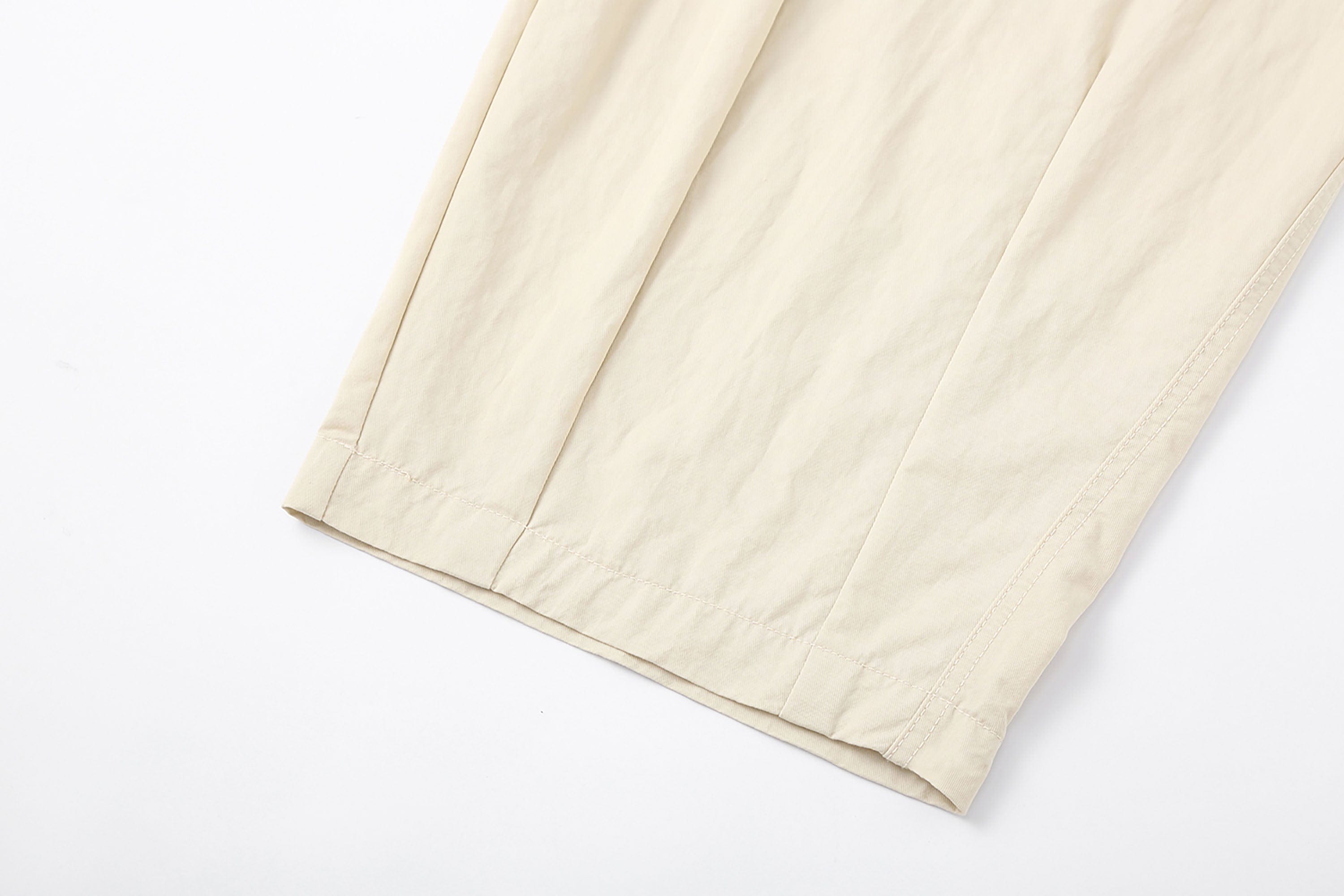 Slanted Pockets Wide-Leg Pants