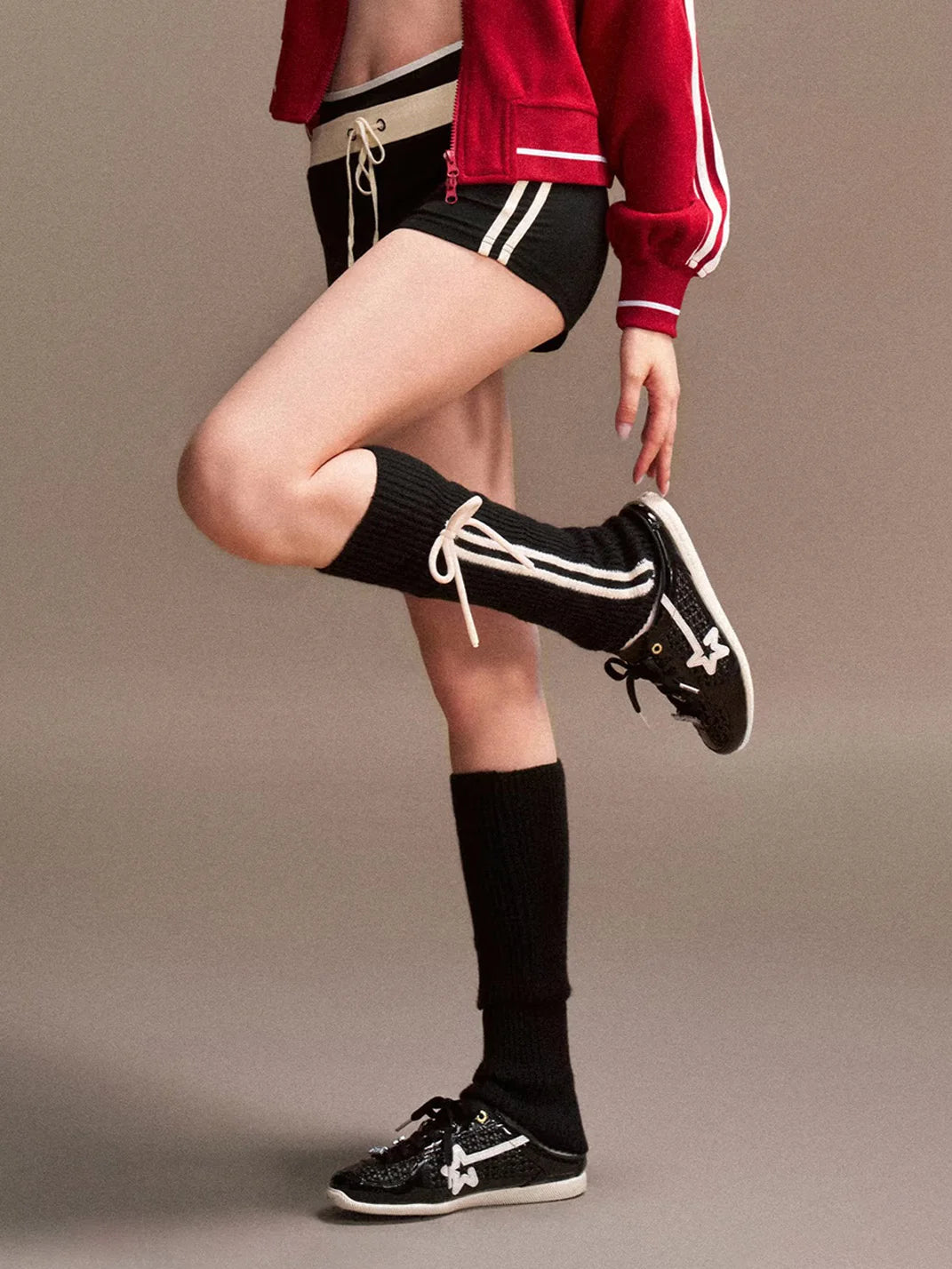 Star-Charm Lace-Up Sneaker Mules - view 8