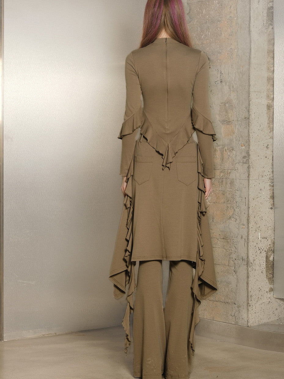 NORTH NODE Asymmetrical Layered Ensemble Set - Earth Tones