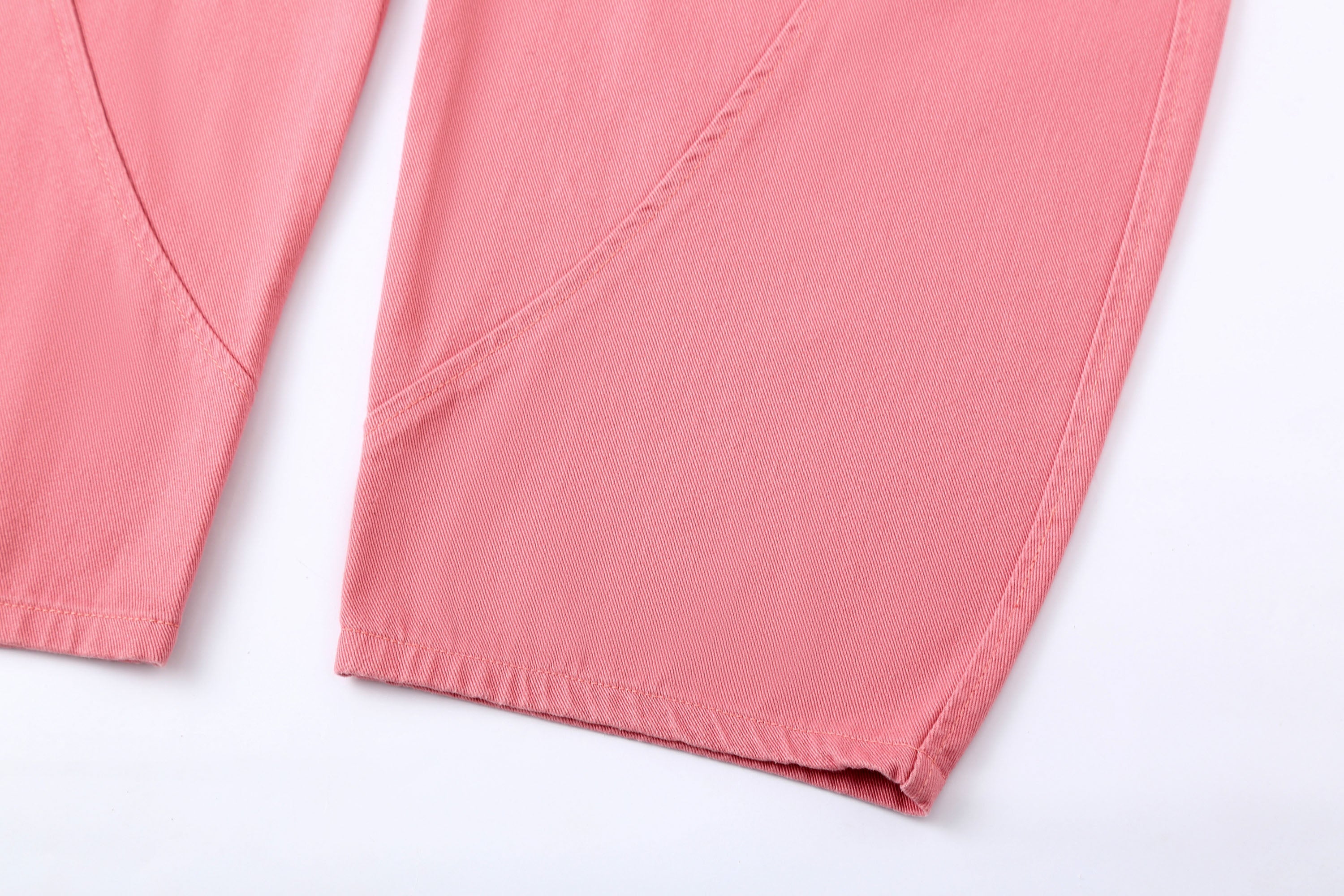 Pink Utility Wide-Leg Pants