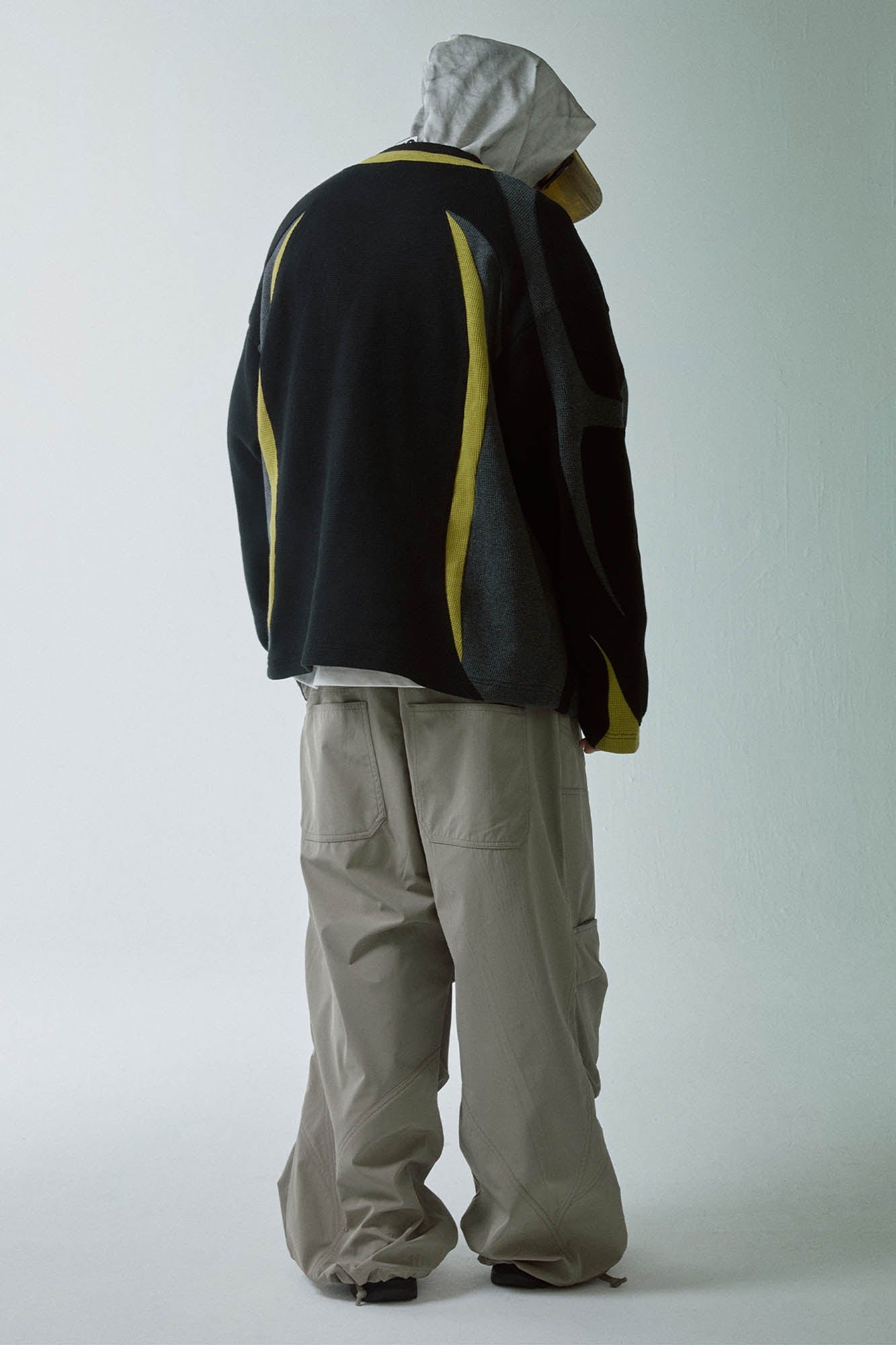 Wide-Leg Panel Utility Pants