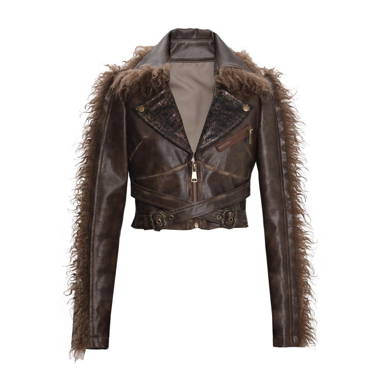 Steampunk/Post-Apocalyptic Leather Ensemble Jacket