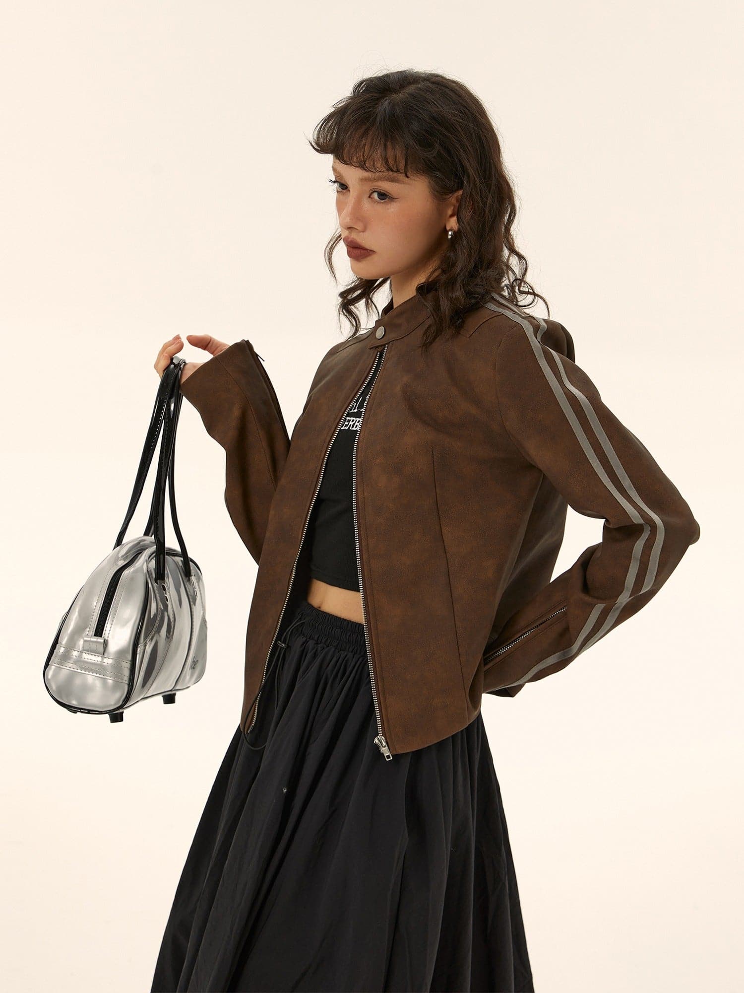 Elegant Leather Jacket - chiclara